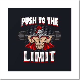 Weightlifting push to the Limit Posters and Art